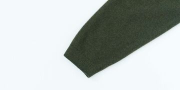 CREW NECK WOOL SWEATER 다크 그린 S,다크 그린, small image number 4