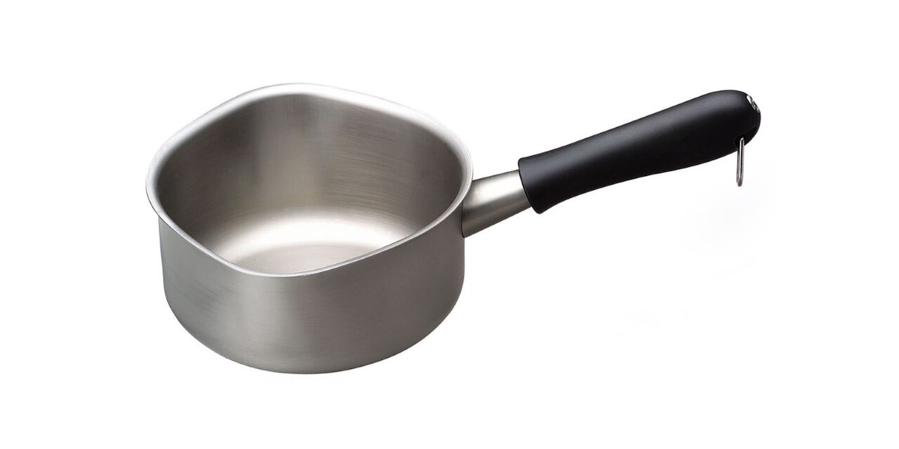 Sori Yanagi Stainless Steel Milk Pan 16cm,, large image number 1