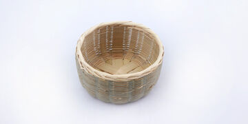 Bamboo Crafts Basket Round S,, small image number 2