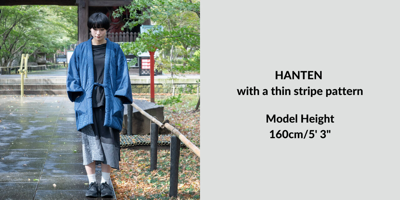 HANTEN, Japanese style short coat Traditional stripe,Traditional Stripe, large image number 10