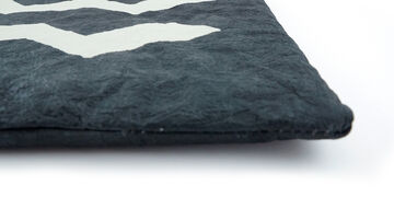 Washi Square Chair Cushion Black,, small image number 2