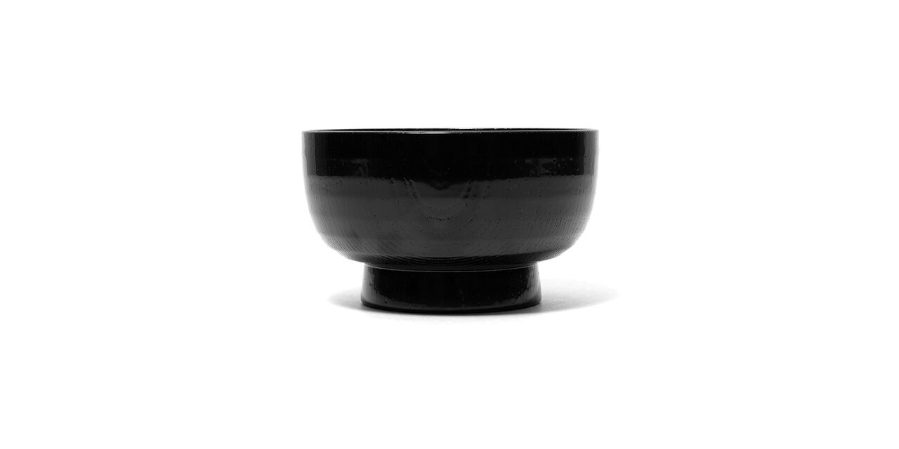 Ichinowan Urushi Bowl Black,Black, large image number 0