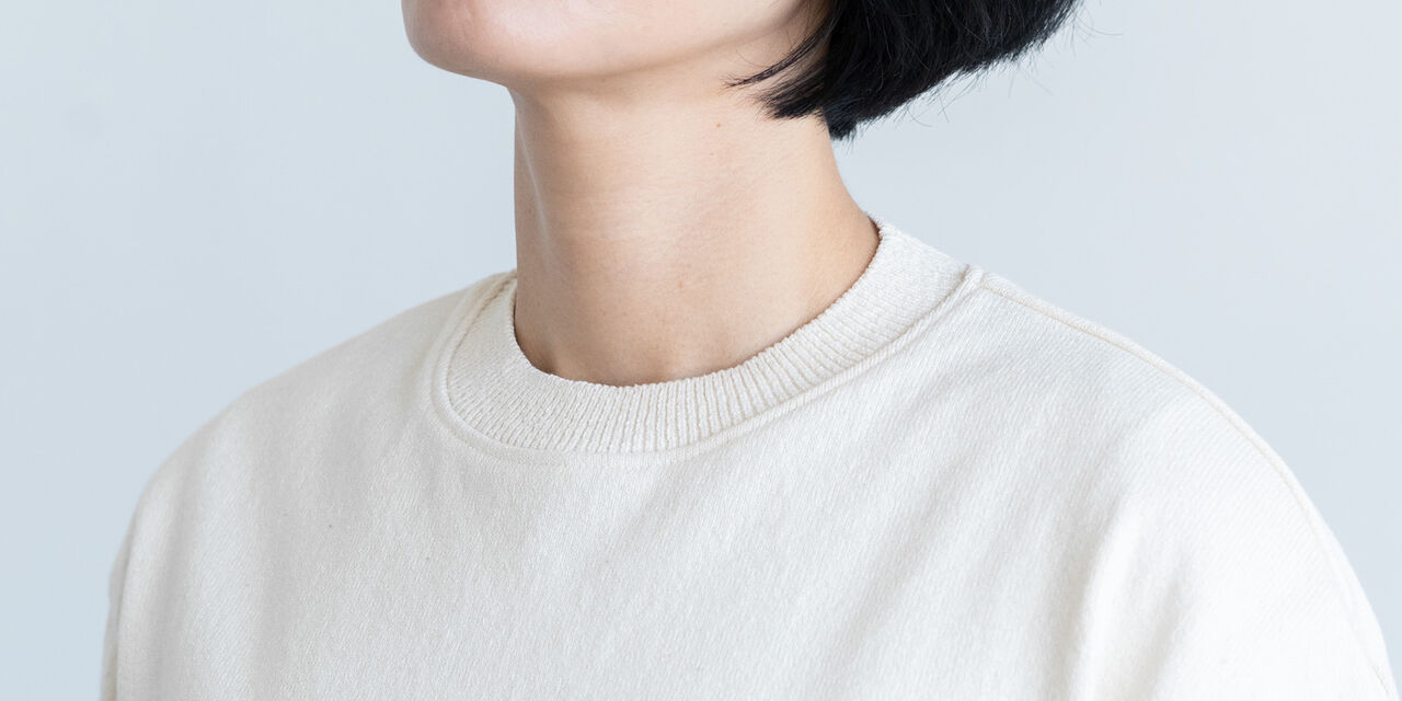 COTTON SWEATER 아이보리 M,Ivory, large image number 5