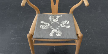 Washi Square Chair Cushion D&DEPARTMENT Original pattern,, small image number 2