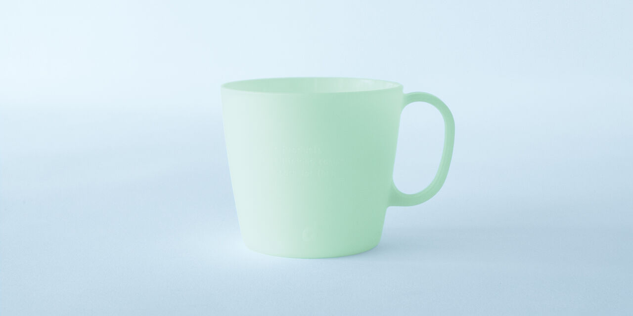 Long Life Plastic Project 2023 Mug,Peace green, large image number 0