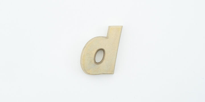 "d" Logo Paper Weight,, medium