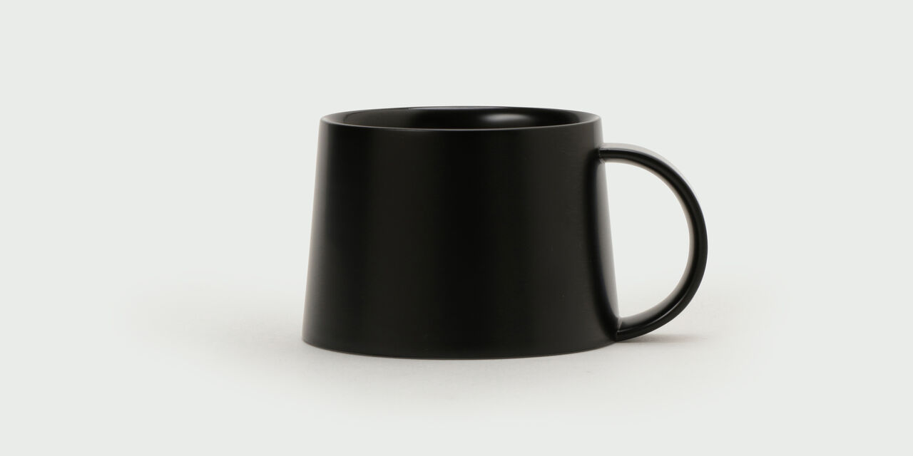 Urushi Coffee Cup Black,Black, large image number 0