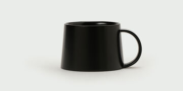 Urushi Coffee Cup Black,Black, small image number 0