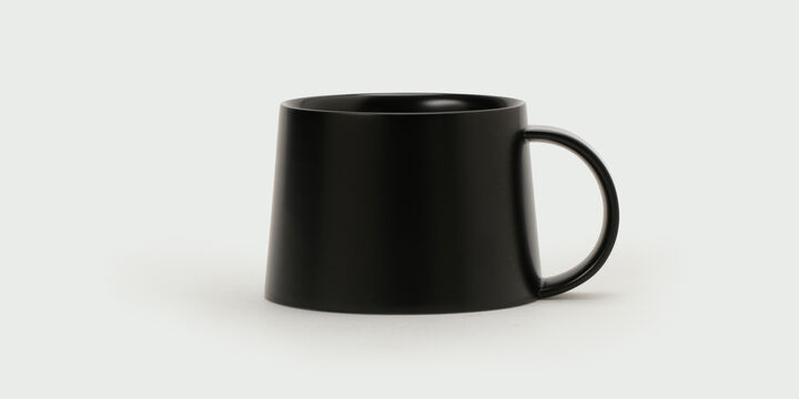 Urushi Coffee Cup Black,Black, medium