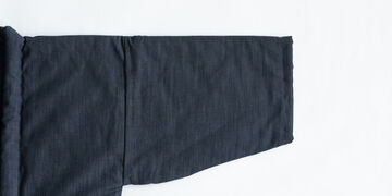 HANTEN, Japanese style short coat Soft denim,Soft Denim, small image number 4