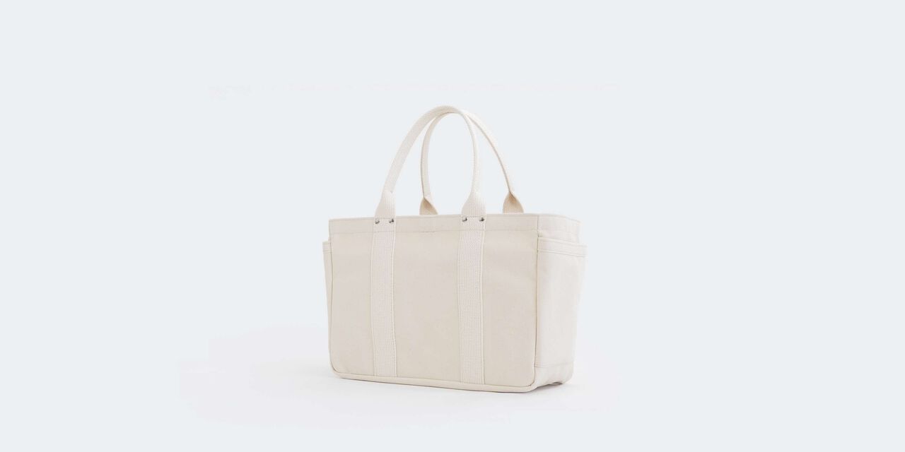Heavy Canvas Tool Tote / White / S,White, large image number 1