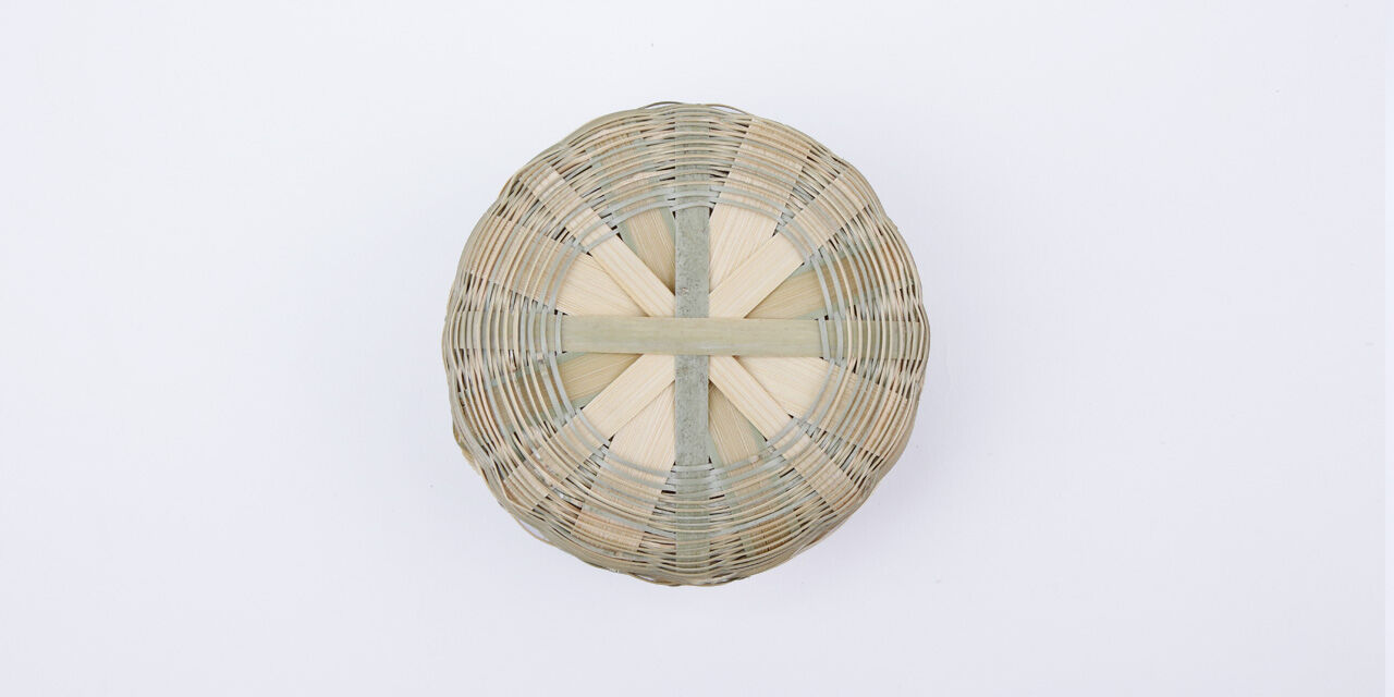 Bamboo Crafts Basket Round S,, large image number 1