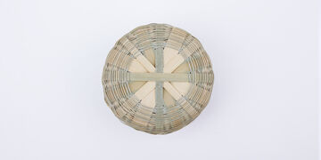 Bamboo Crafts Basket Round S,, small image number 1