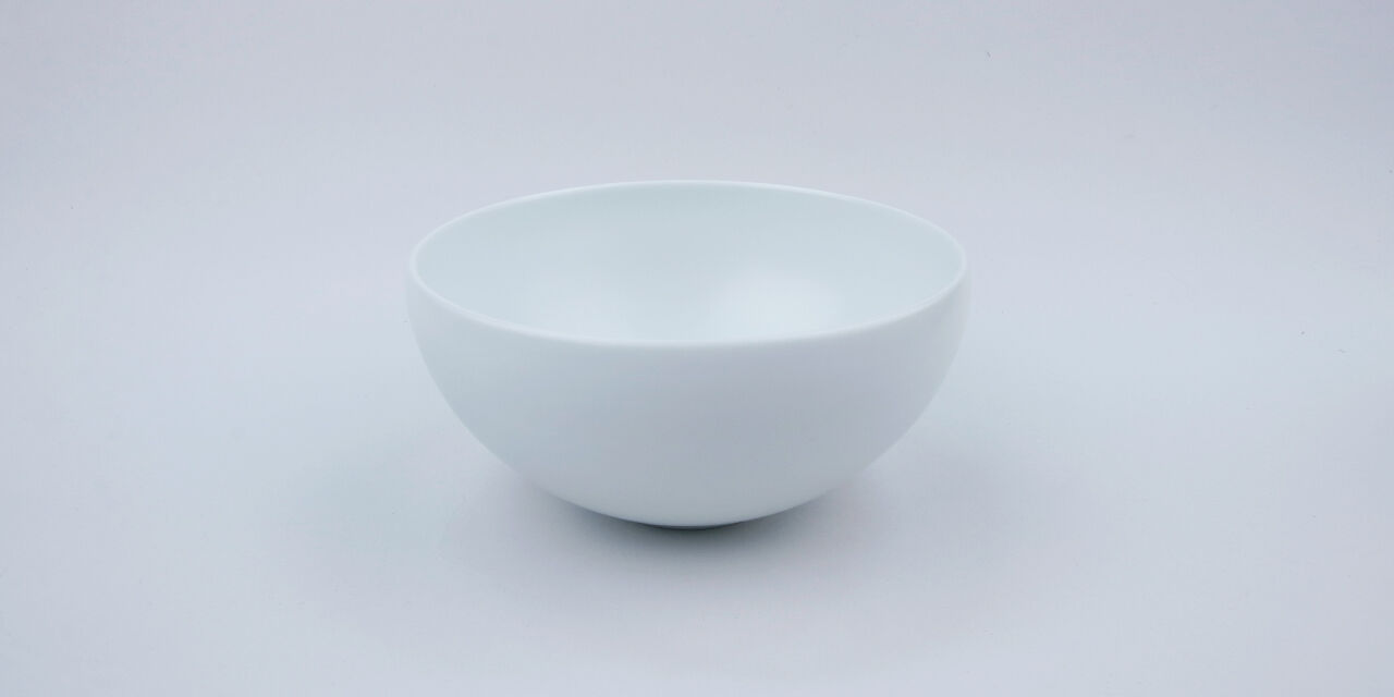 White Moon Bowl 17cm,, large image number 0