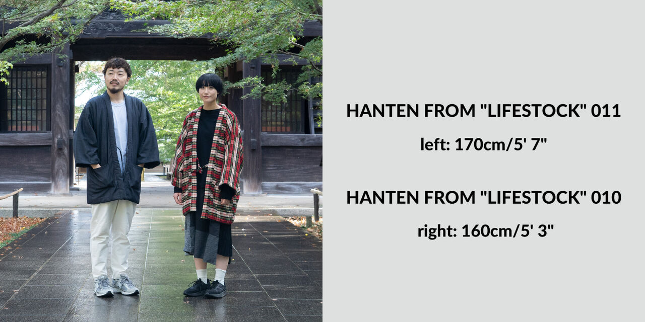 HANTEN, Japanese style short coat Red checked,Red Checked, large image number 7