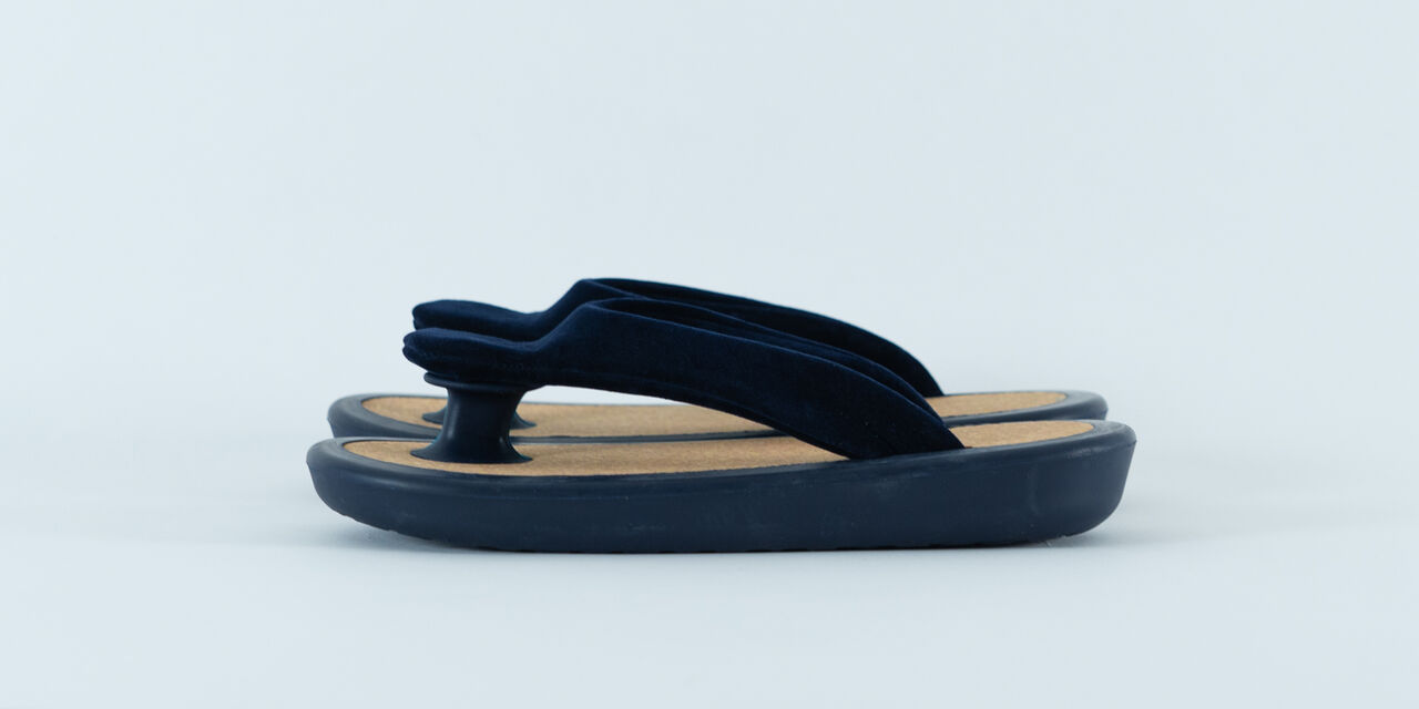 OJOJO 01 / Navy Strap / Cork Insole,Navy, large image number 0