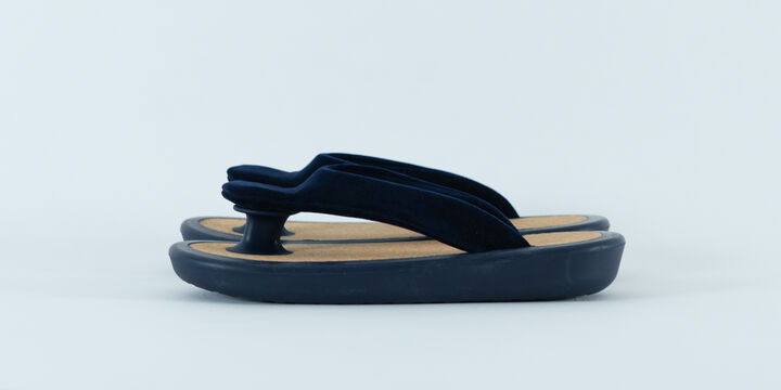 JOJO Sandals Navy strap/Cork Insole