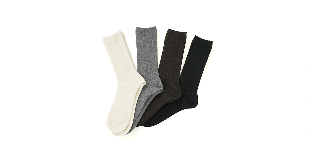 Recycled Wool Socks,Gray, large image number 1