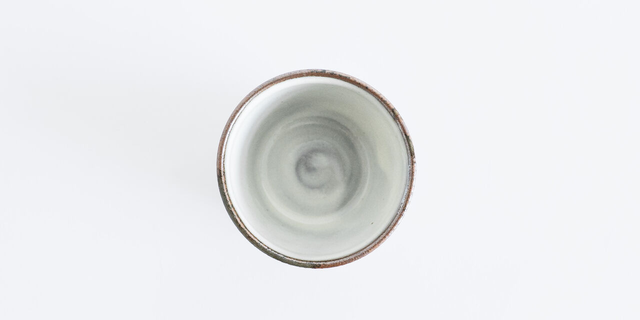 Tetsuzo Ota Pottery Soba Choko Cup White,, large image number 1