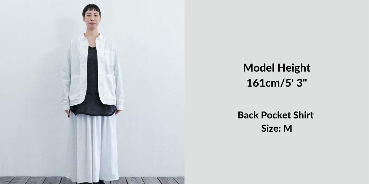 Back Pocket Shirt,White, large image number 6