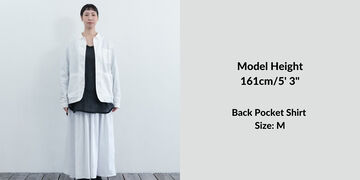 Back Pocket Shirt,White, small image number 6