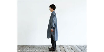 LONG SHIRT 그레이 S,Gray, small image number 2